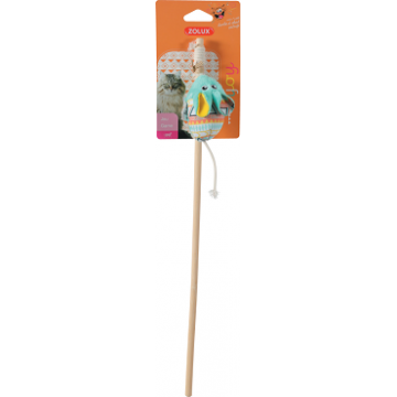 Zolux Toy Fishing Rod with Mouse Turquoise